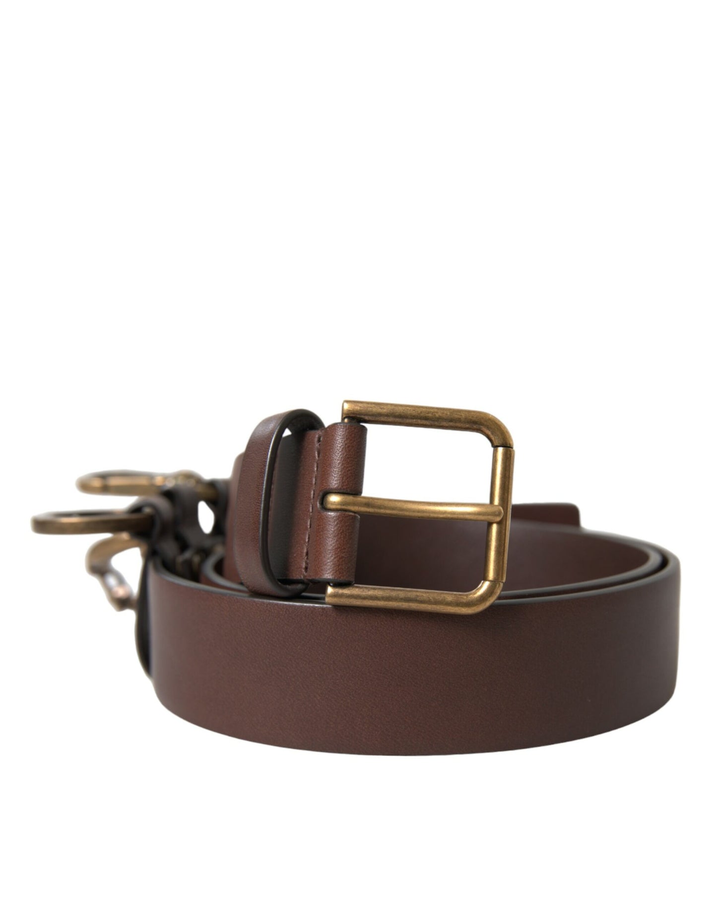 Ceinture en cuir de veau marron Dolce &amp; gabbana - accessoire intemporel