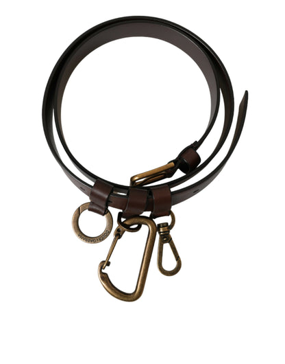 Ceinture en cuir de veau marron Dolce &amp; gabbana - accessoire intemporel