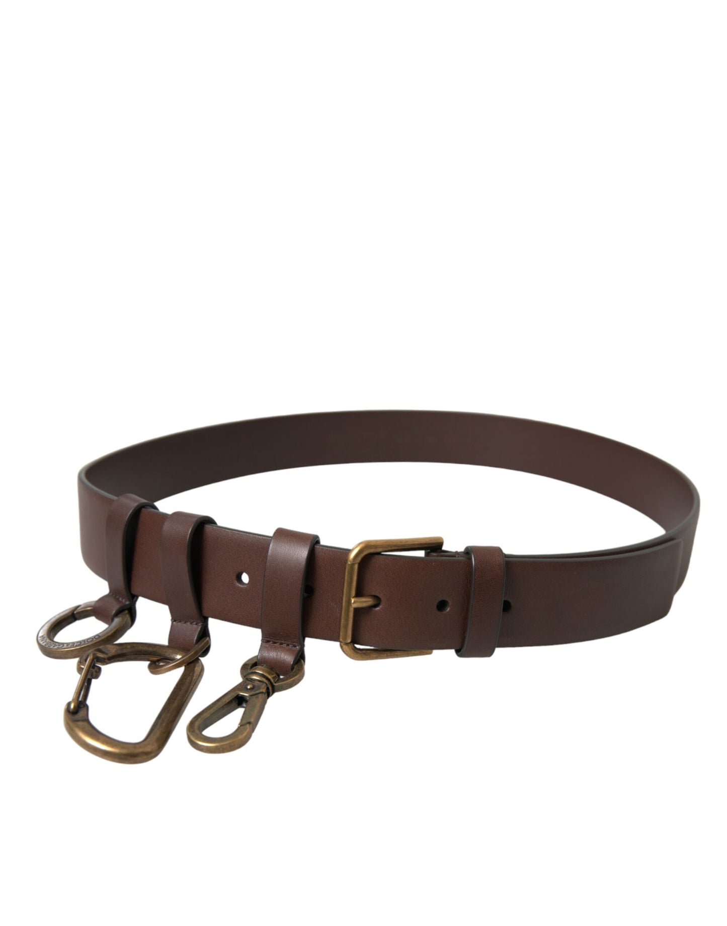 Ceinture en cuir de veau marron Dolce &amp; gabbana - accessoire intemporel