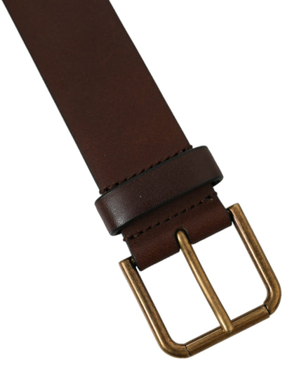 Ceinture en cuir de veau marron Dolce &amp; gabbana - accessoire intemporel