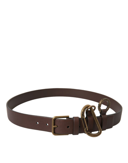 Ceinture en cuir de veau Dolce &amp; gabbana avec fermeture à boucle en métal