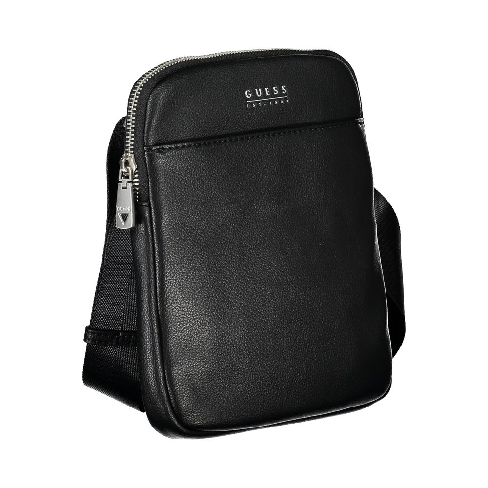 Sac bandoulière homme noir élégant Guess jeans