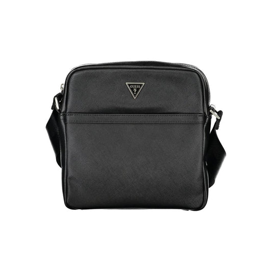 Guess Jeans Elegant Black Shoulder Bag for Men