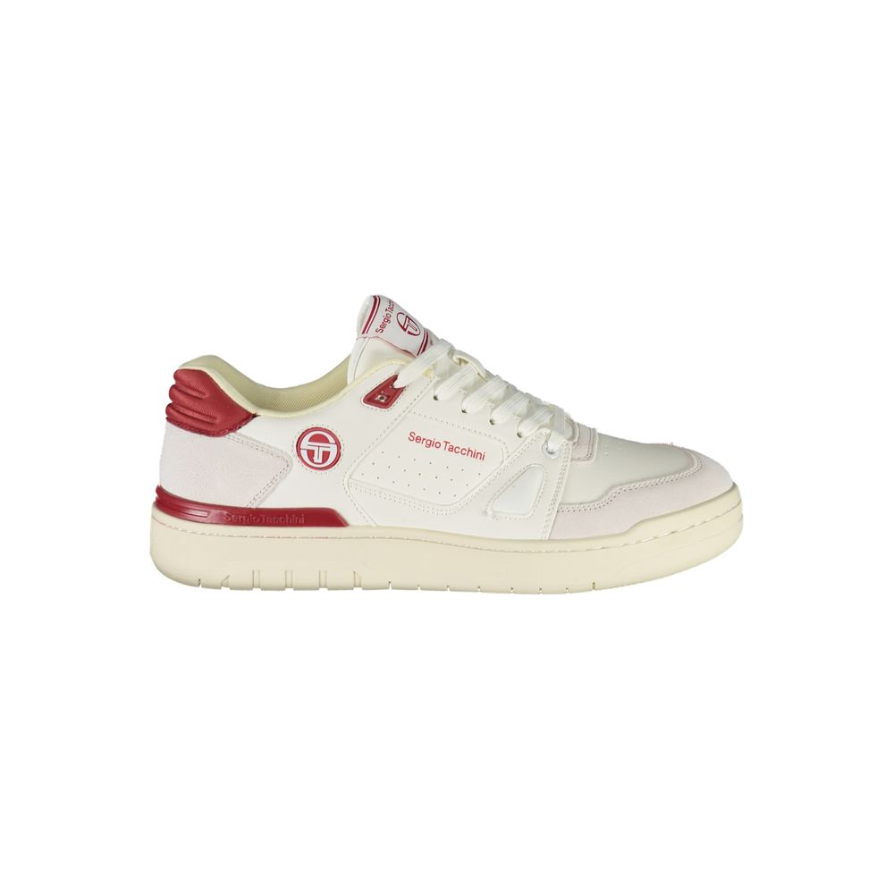 Sergio Tacchini Baskets de sport inspirées de Milan en blanc