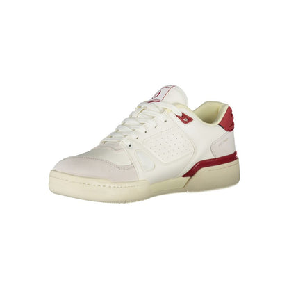 Sergio Tacchini Baskets de sport inspirées de Milan en blanc