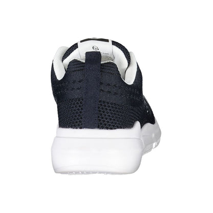 Sergio Tacchini Baskets à lacets bleues élégantes avec détails contrastés