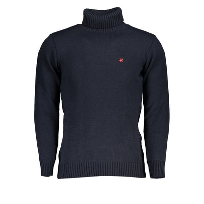 Pull col roulé Us grand polo avec logo brodé