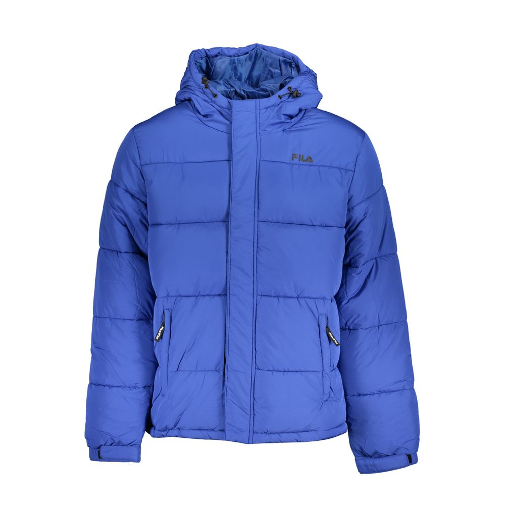 Veste à capuche bleue Fila avec imprimé élégant