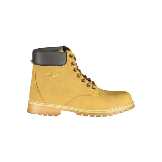 Fila - Bottines à lacets contrastées jaune vif