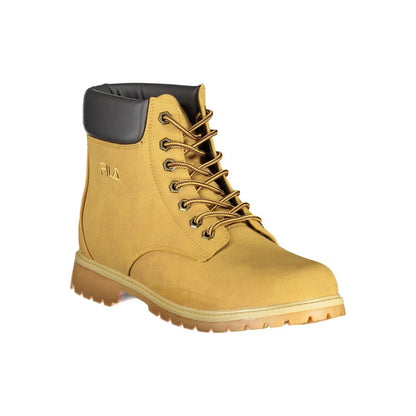 Fila - Bottines à lacets contrastées jaune vif