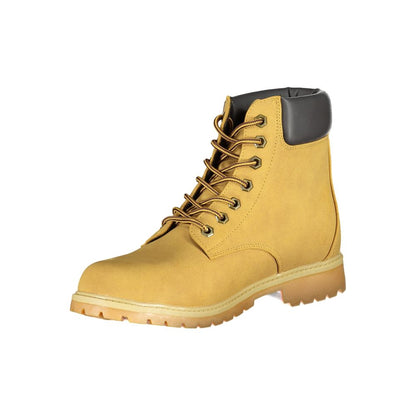 Fila - Bottines à lacets contrastées jaune vif