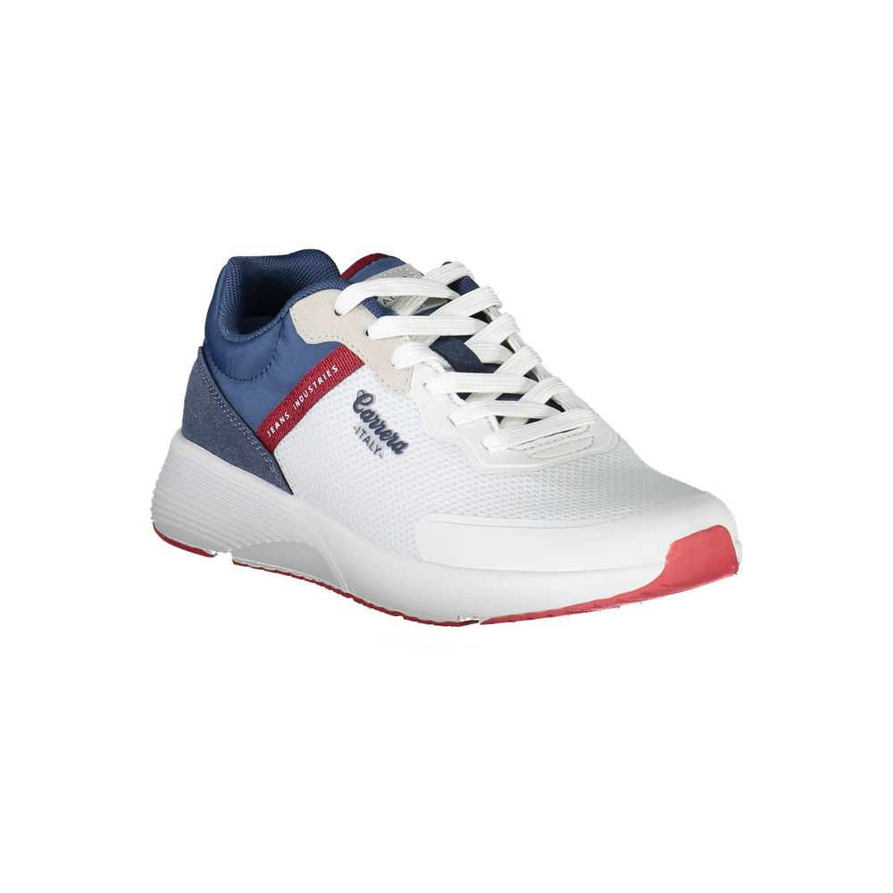 Carrera Sleek White Sports Sneakers with Contrast Accents