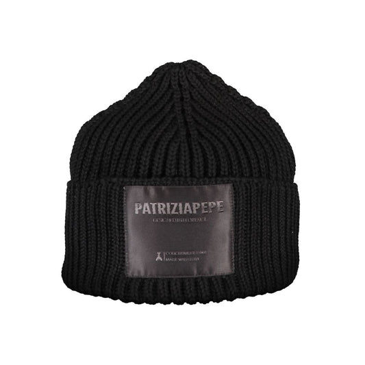 Chapeau Patrizia Pepe avec logo noir