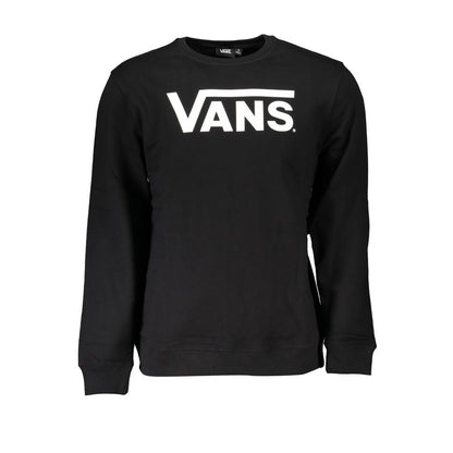 Vans - Sweat-shirt noir à col ras du cou en polaire élégant