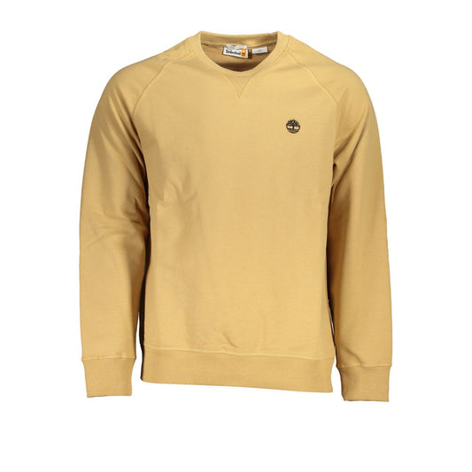 Sweat-shirt brodé col rond beige Timberland