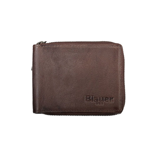 Blauer - Porte-monnaie et cartes en cuir - Marron