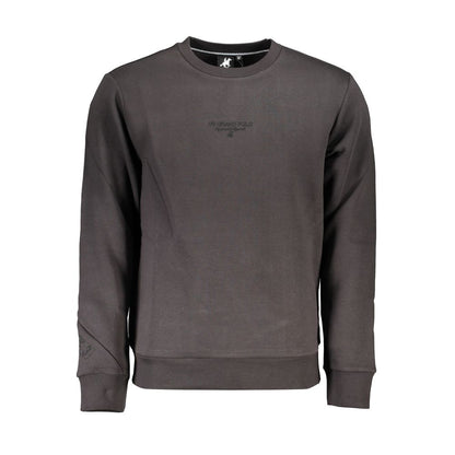 Us grand polo sweat-shirt ras du cou en polaire gris élégant