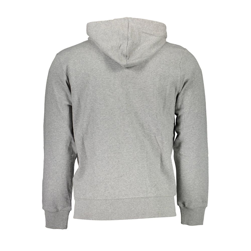 Sweat à capuche gris La Martina pour homme