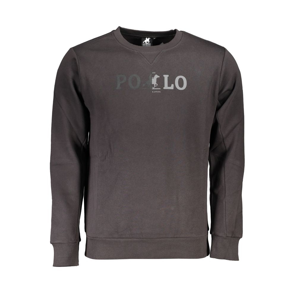 US Grand Polo - Sweat-shirt classique en polaire à col ras du cou - Gris