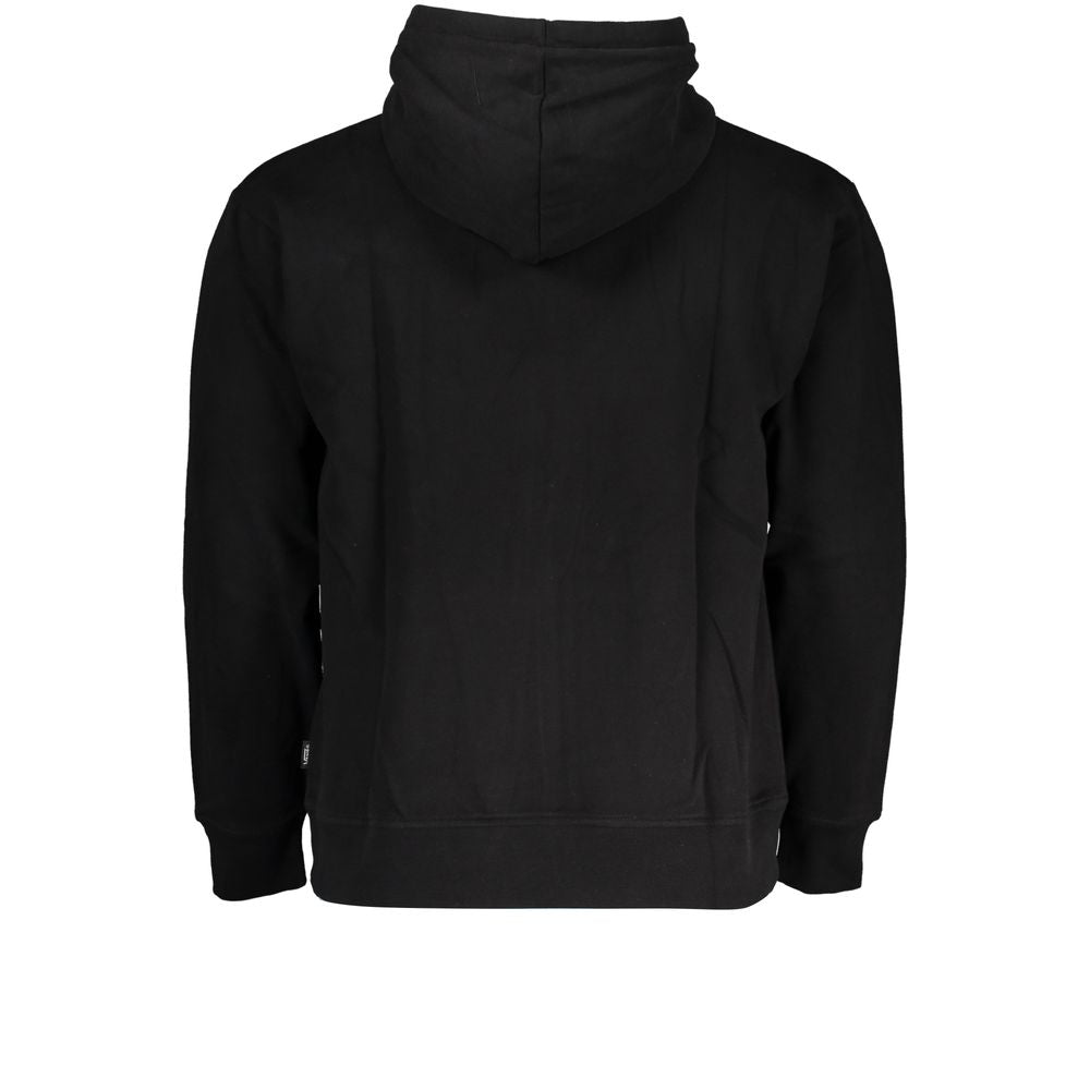 Vans - Sweat-shirt zippé à capuche noir élégant