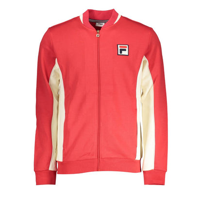 Fila - Sweat-shirt zippé à manches longues - Rose