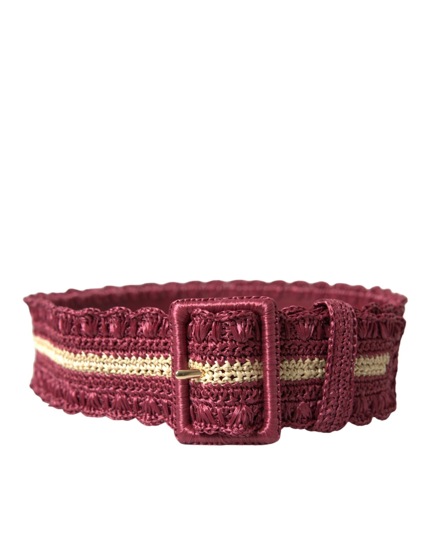 Ceinture en toile marron Dolce &amp; Gabbana