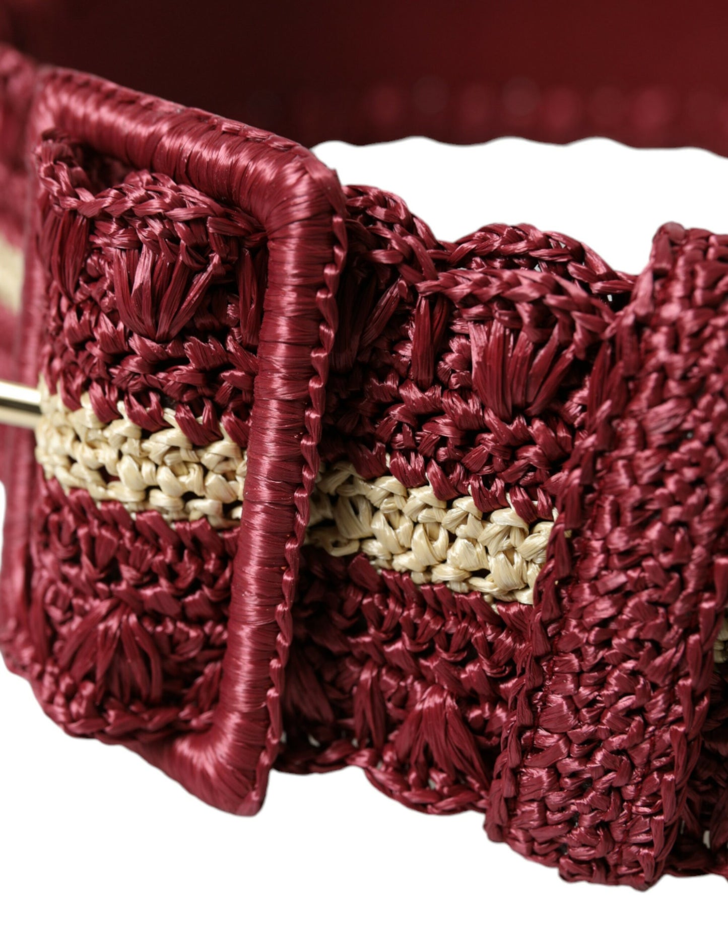 Ceinture en toile marron Dolce &amp; Gabbana