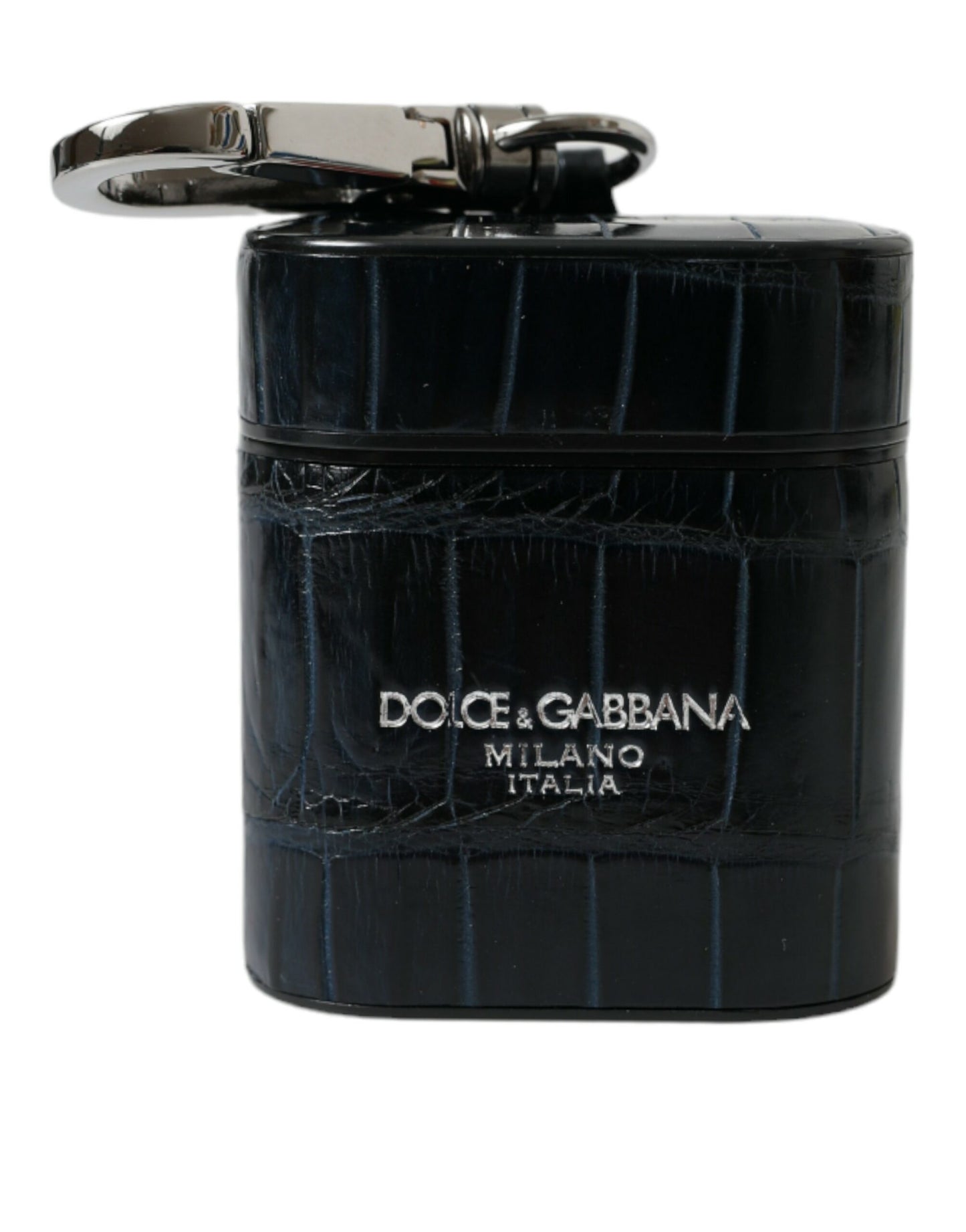 Étui pour AirPods en cuir de crocodile Dolce &amp; Gabbana