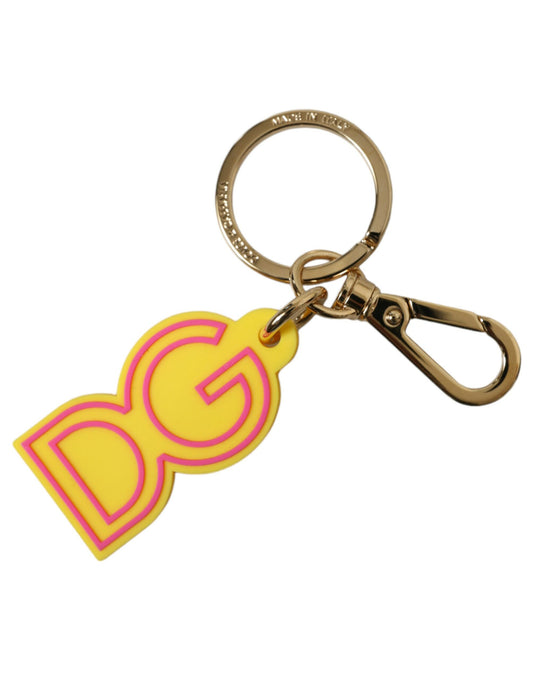 Dolce & Gabbana Chic Yellow Gold Keychain Charm