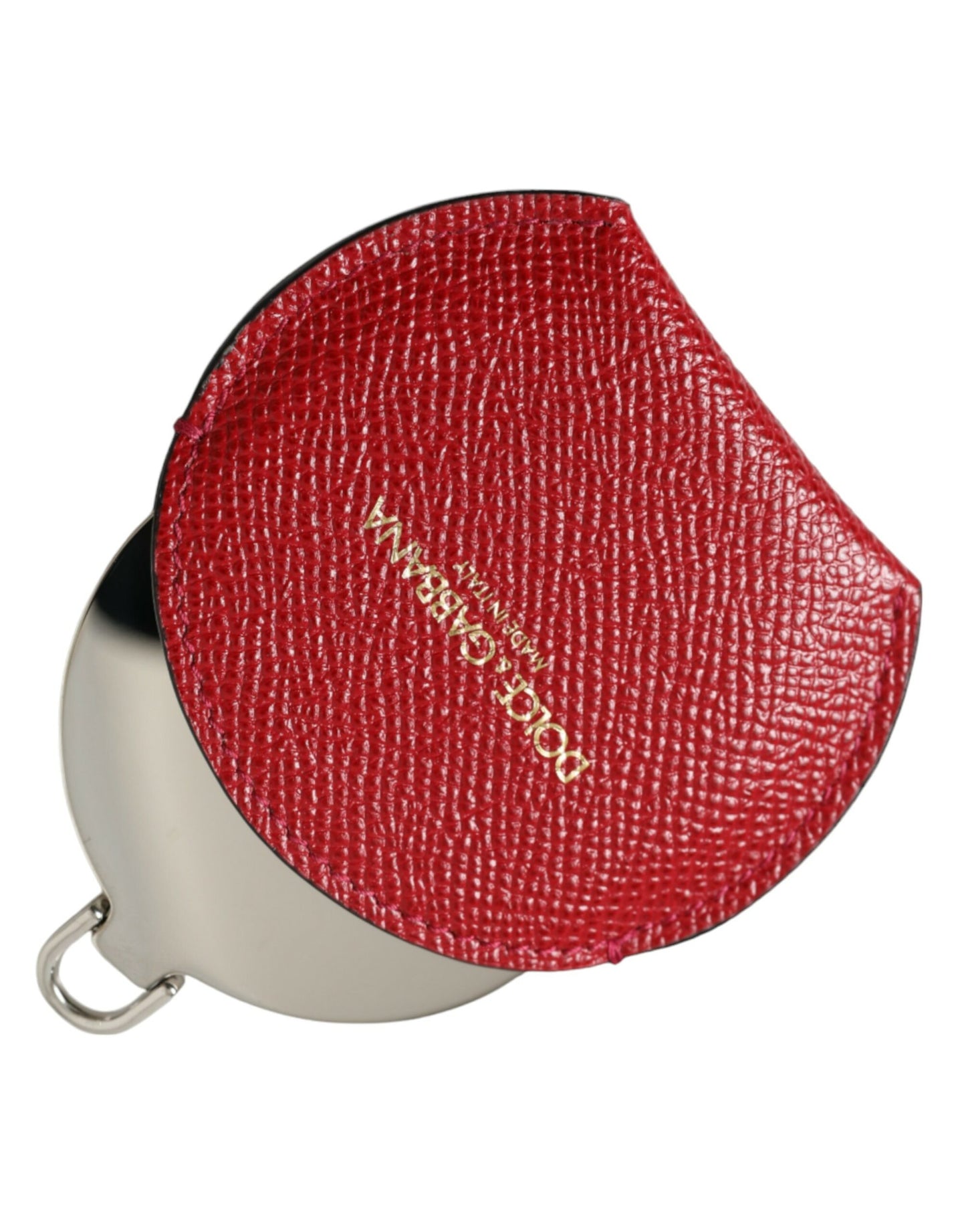 Dolce & Gabbana Elegant Red Leather Mirror Holder