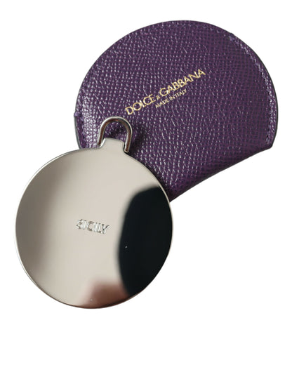 Porte-miroir en cuir violet Dolce &amp; gabbana