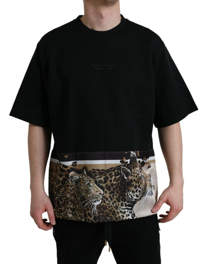 Dolce &amp; Gabbana - T-shirt ras du cou à imprimé léopard