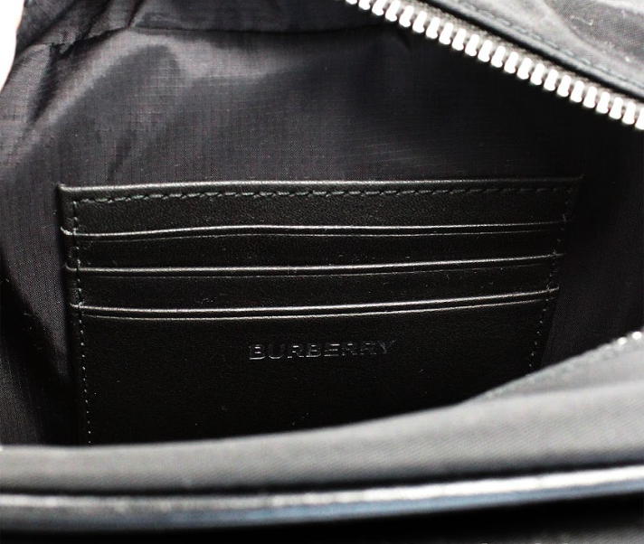 Burberry Paddy Small Black Nylon Logo Camera Belt Fanny Pack Bag