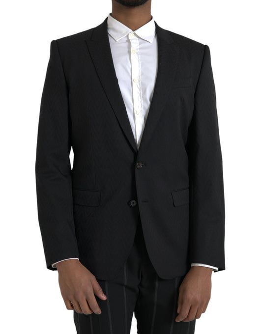 Dolce &amp; Gabbana Blazer Slim Fit Martini Noir