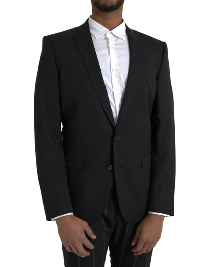 Dolce &amp; Gabbana Blazer Slim Fit Martini Noir