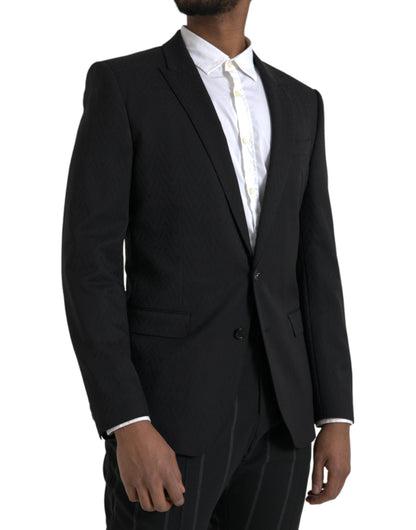 Dolce &amp; Gabbana Blazer Slim Fit Martini Noir