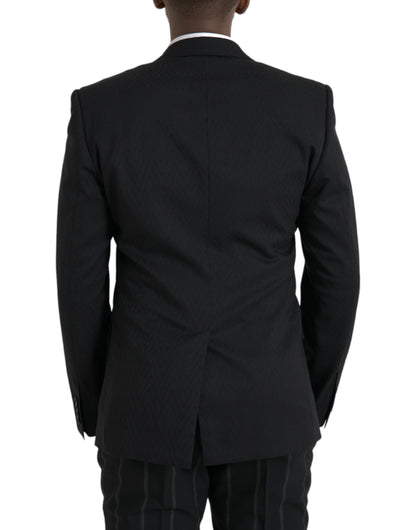 Dolce &amp; Gabbana Blazer Slim Fit Martini Noir