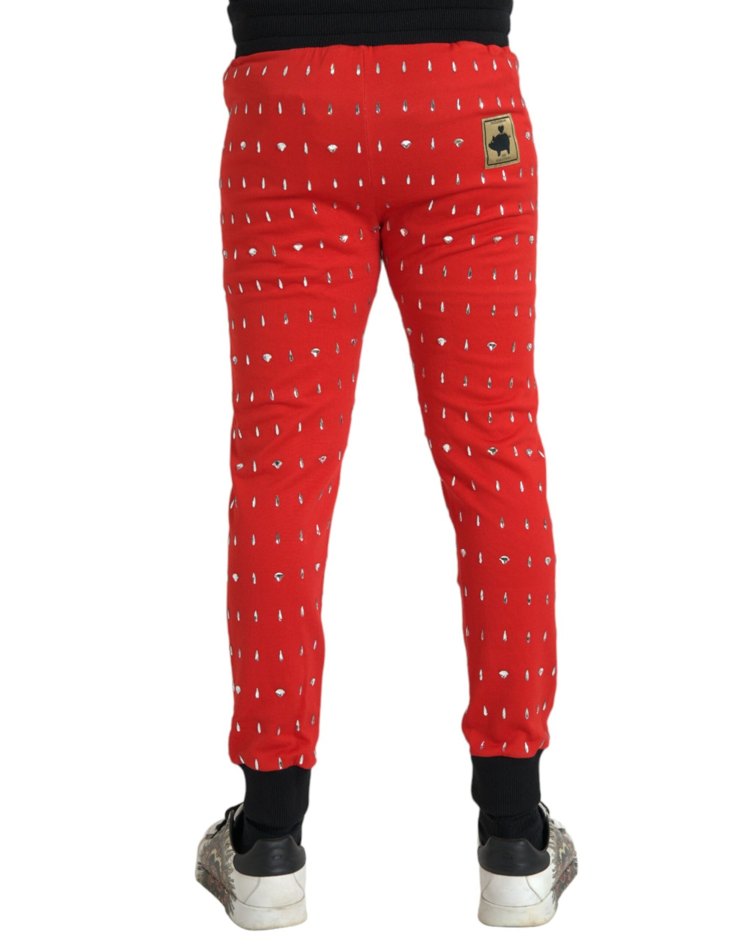 Dolce &amp; Gabbana Pantalon de survêtement rouge année du cochon