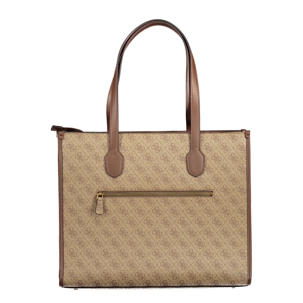 Sac à main Guess jeans en polyéthylène beige