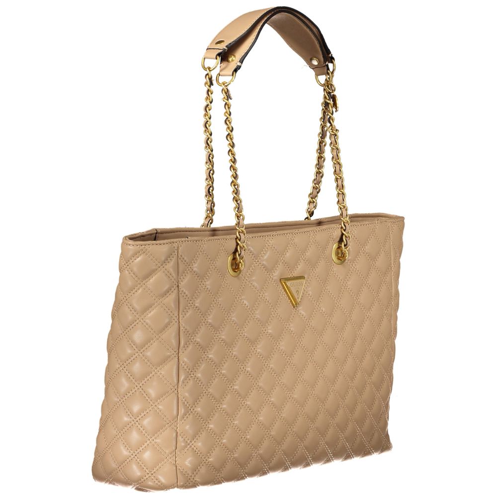 Sac à main Guess jeans en polyéthylène beige