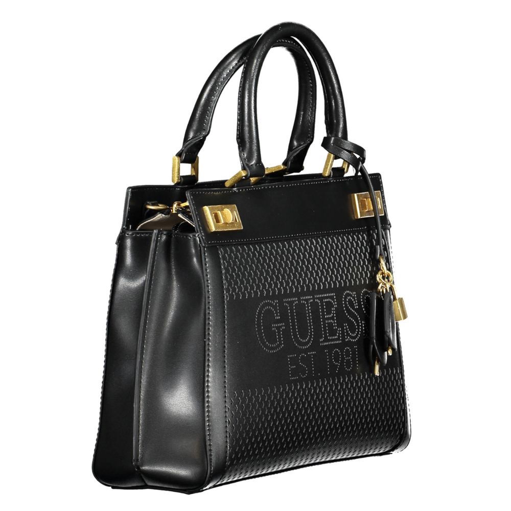 Sac à main Guess jeans en polyéthylène noir