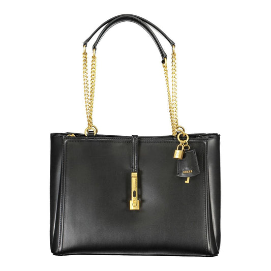 Sac à main Guess jeans en polyéthylène noir