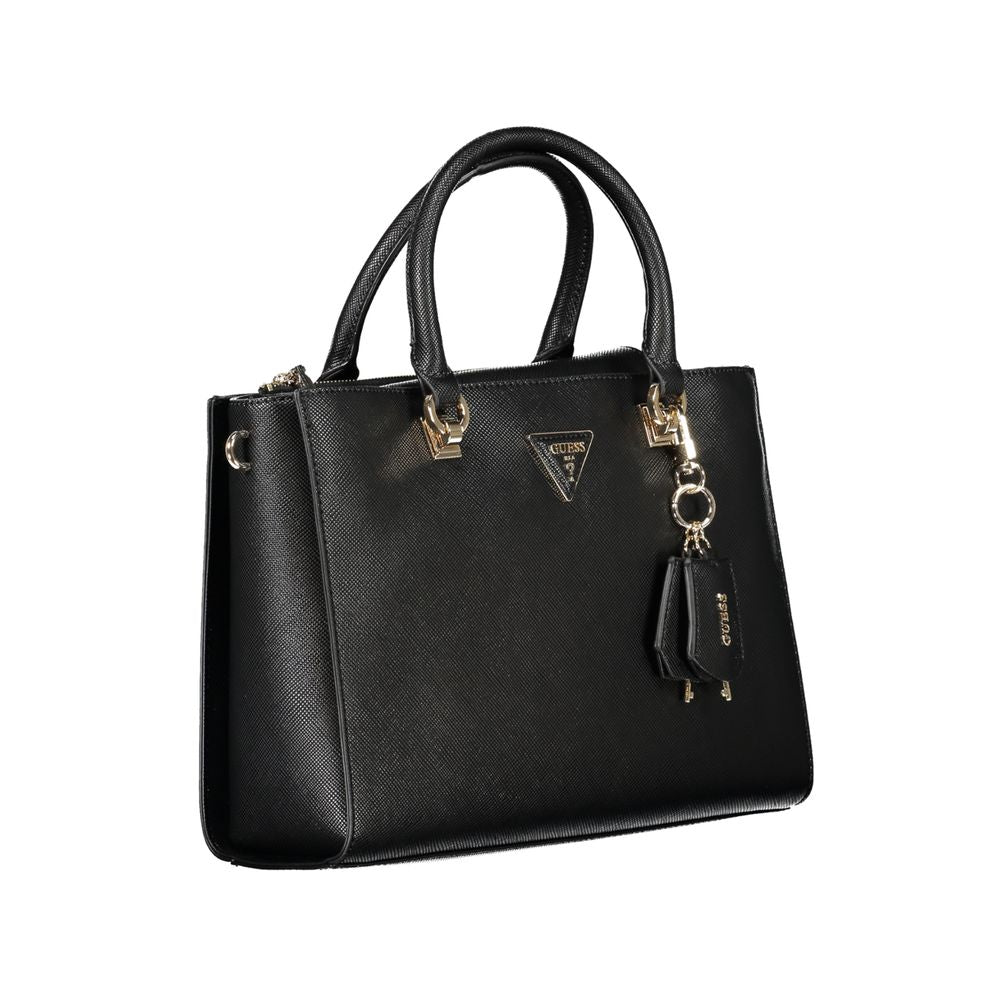 Sac à main Guess jeans en polyéthylène noir