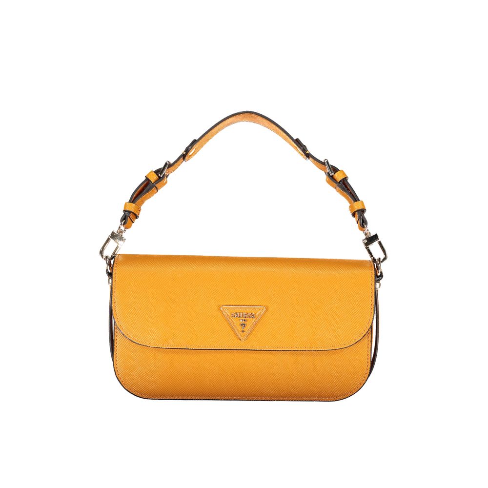 Sac à main en polyéthylène orange Guess jeans