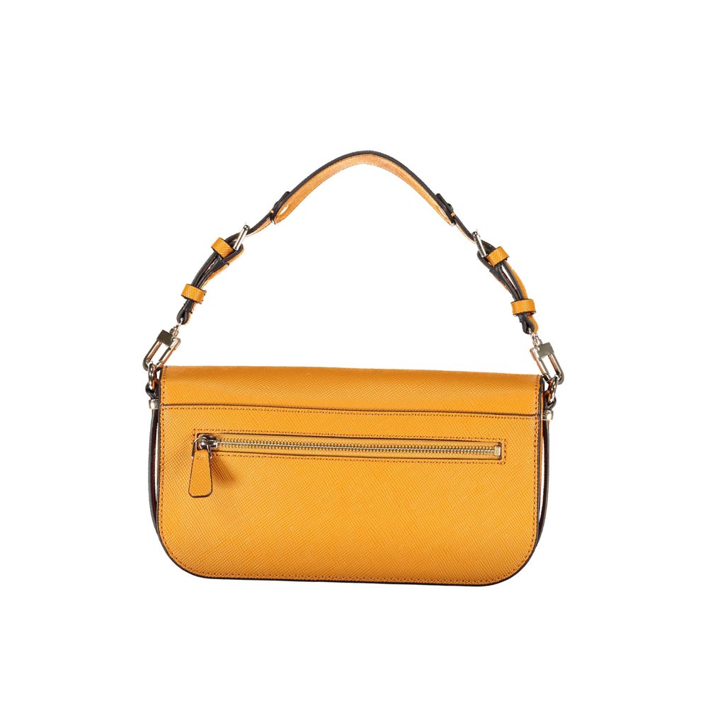 Sac à main en polyéthylène orange Guess jeans