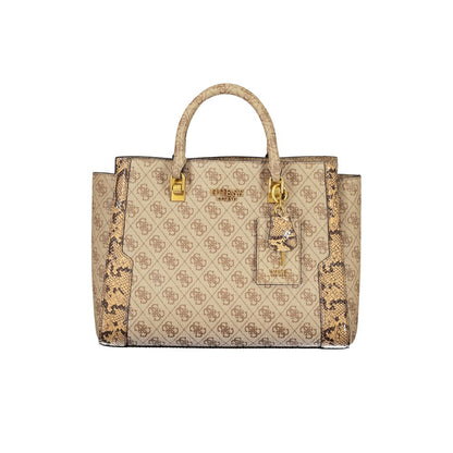 Sac à main Guess jeans en polyéthylène beige