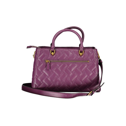 Sac à main en polyéthylène violet Guess jeans