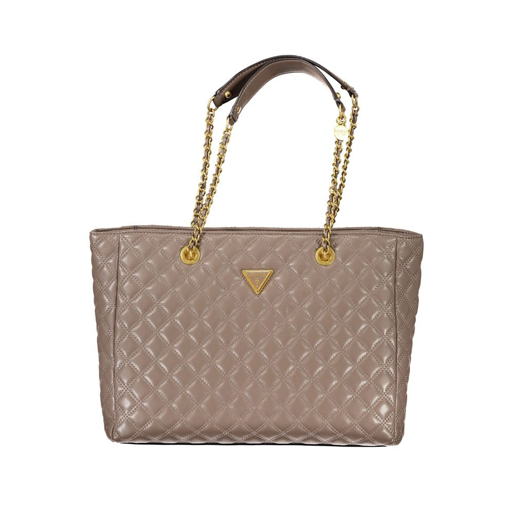 Sac à main Guess jeans en polyéthylène beige