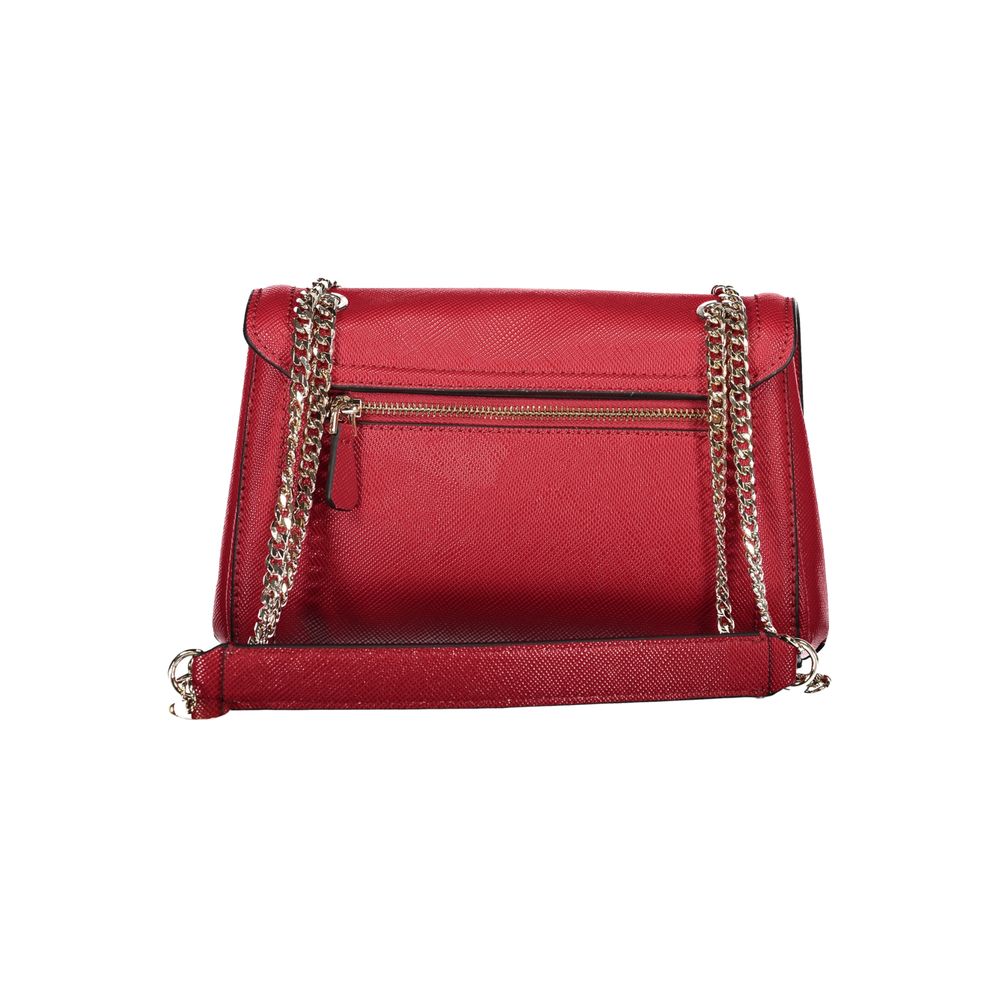 Sac à main Guess jeans en polyéthylène rouge