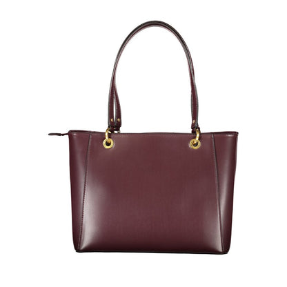 Sac à main en polyéthylène violet Guess jeans